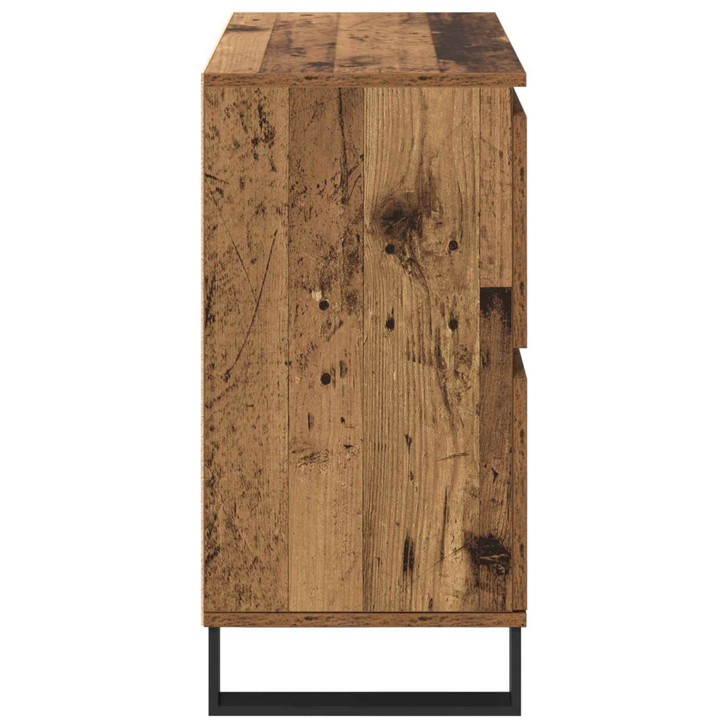 vidaXL Bufet 3 pcs Stare drewno 60 x 35 x 70 cm