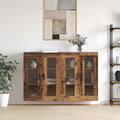 vidaXL Szafki montowane na ścianie 2 pcs Stare drewno