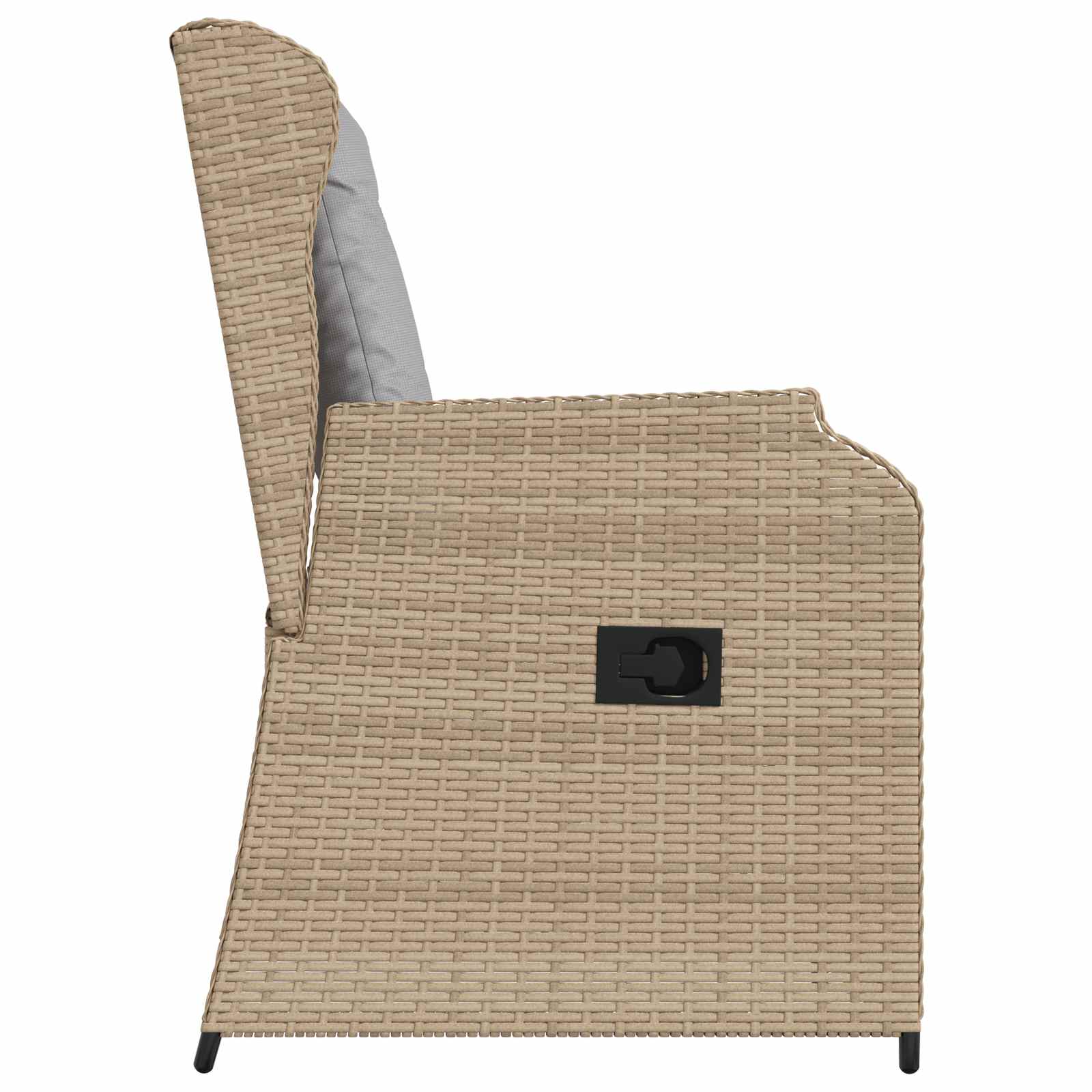vidaXL Ławka ogrodowa 2 pcs Beżowy polirattan