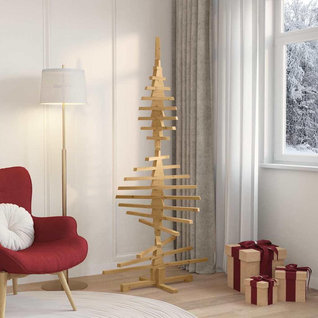 vidaXL Drewniana choinka KOTKA Lite drewno sosnowe