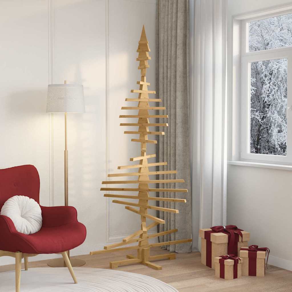 vidaXL Drewniana choinka KOTKA Lite drewno sosnowe