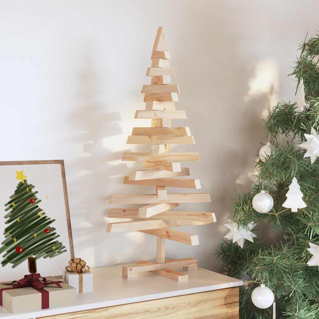 vidaXL Choinki KOTKA 90 cm Lite drewno sosnowe Naturalny