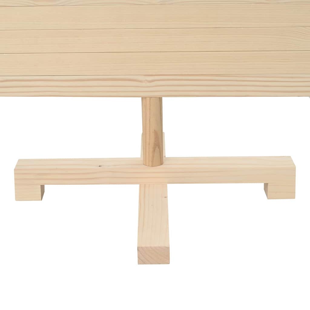 vidaXL Choinki KOTKA 120 cm Lite drewno sosnowe Naturalny