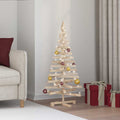 vidaXL Choinki KOTKA 120 cm Lite drewno sosnowe Naturalny
