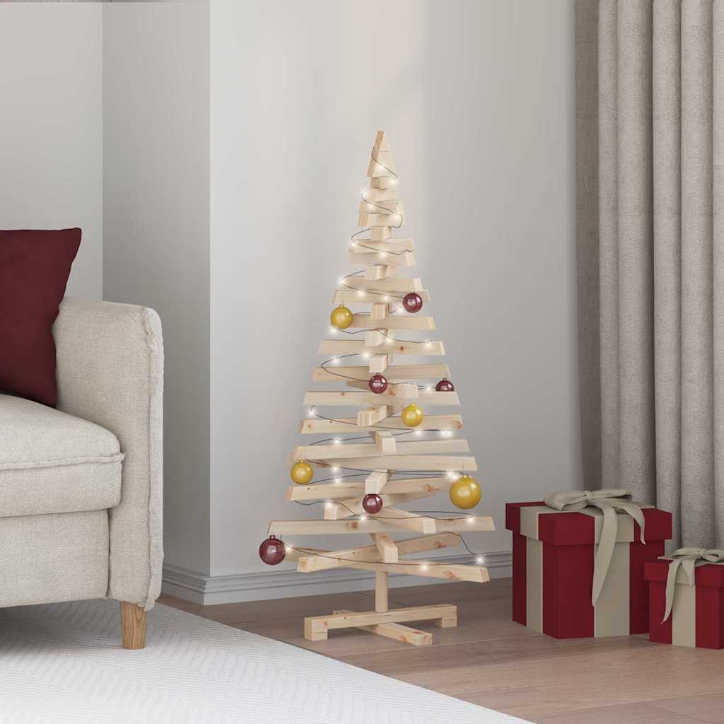 vidaXL Choinki KOTKA 120 cm Lite drewno sosnowe Naturalny