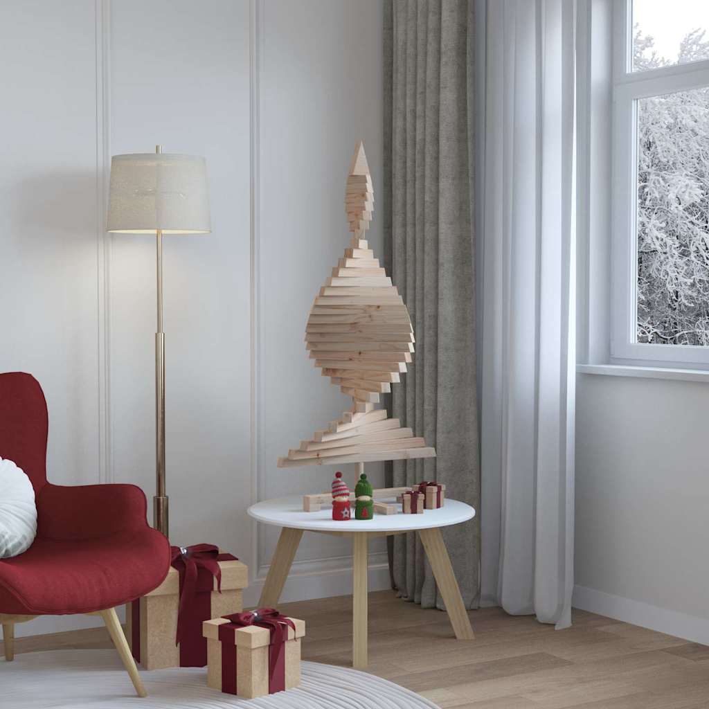 vidaXL Choinki KOTKA 120 cm Lite drewno sosnowe Naturalny