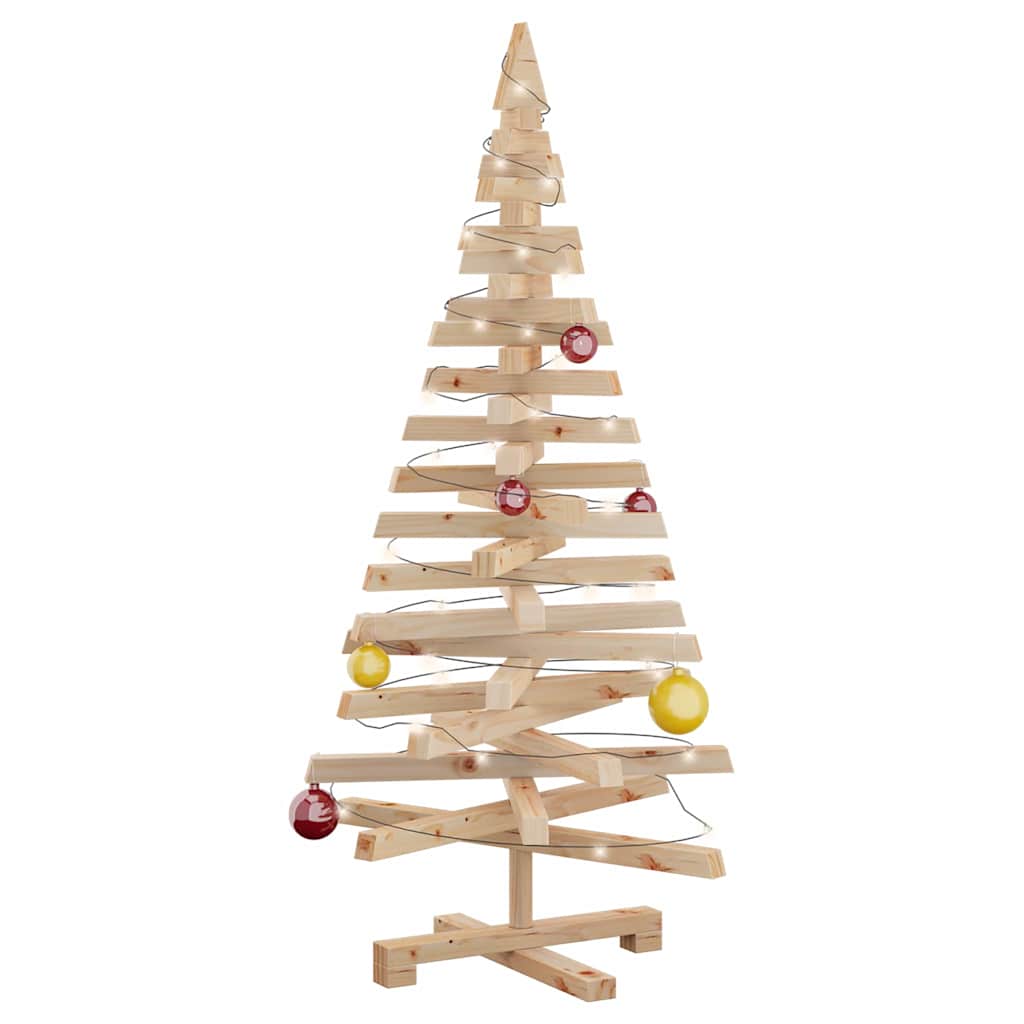vidaXL Choinki KOTKA 120 cm Lite drewno sosnowe Naturalny