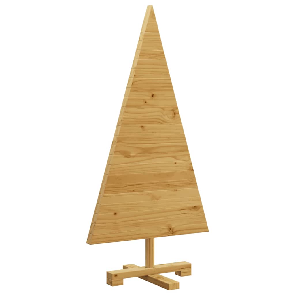 vidaXL Choinki z podstawą Brązowy 90 cm Lite drewno sosnowe