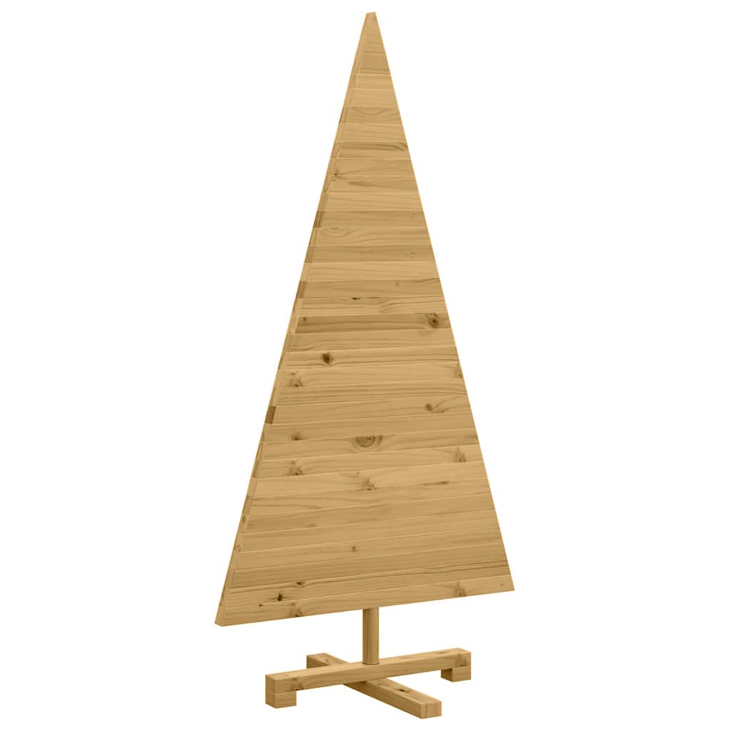 vidaXL Choinki z podstawą Brązowy 120 cm Lite drewno sosnowe