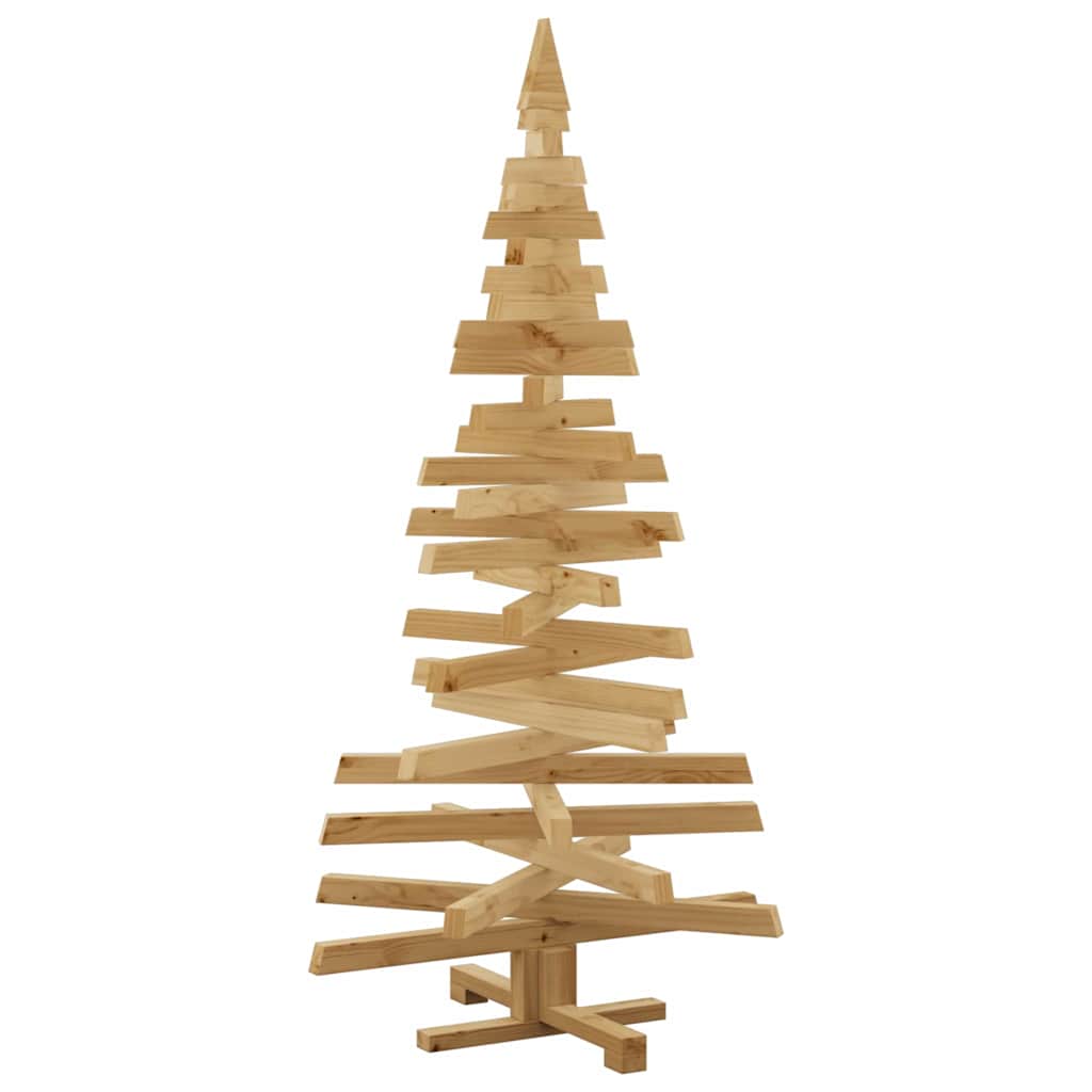 vidaXL Choinki z podstawą Brązowy 150 cm Lite drewno sosnowe