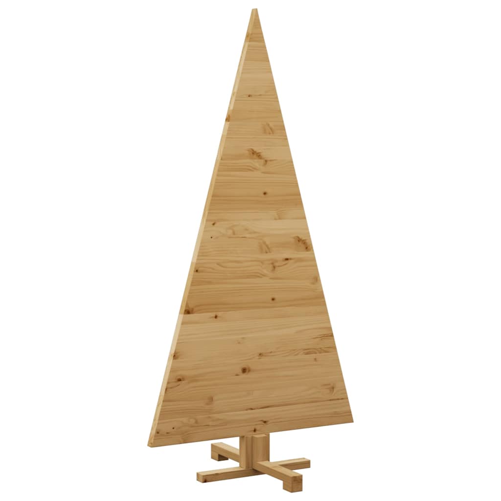 vidaXL Choinki z podstawą Brązowy 150 cm Lite drewno sosnowe
