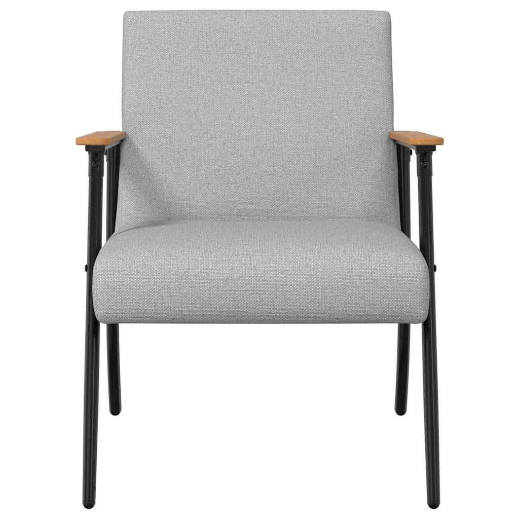 vidaXL fotel Szary chmur tkanina