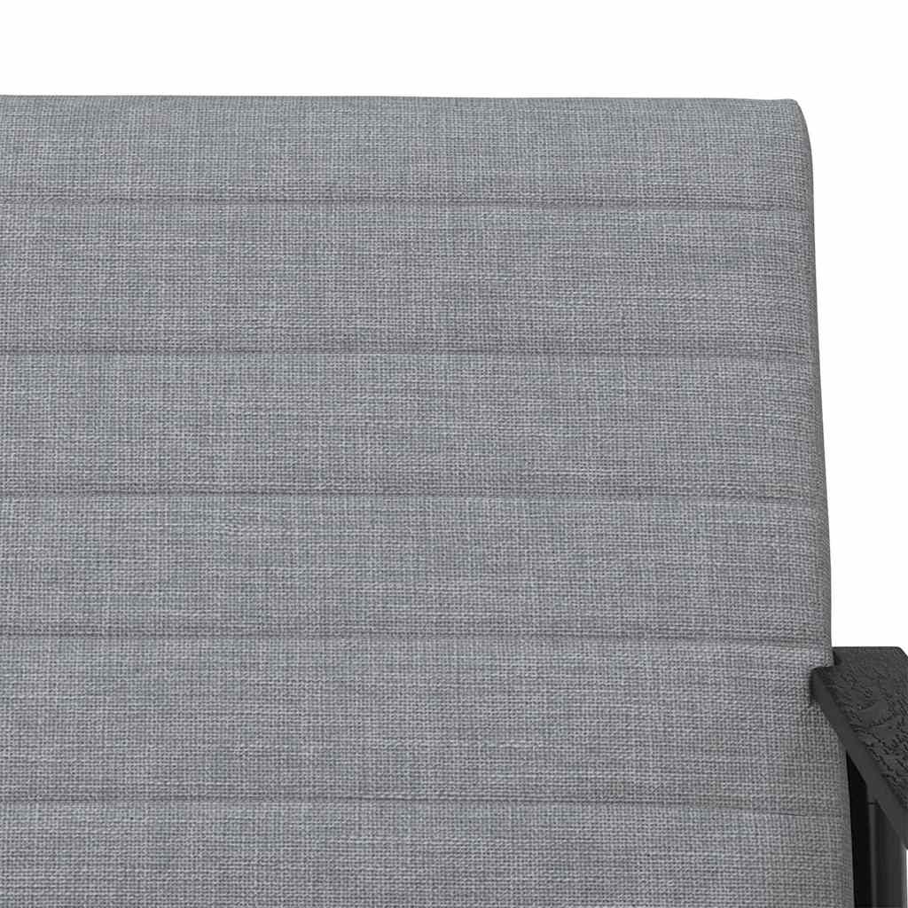 vidaXL fotel Jasnoszary 59 x 75 x 78 cm tkanina