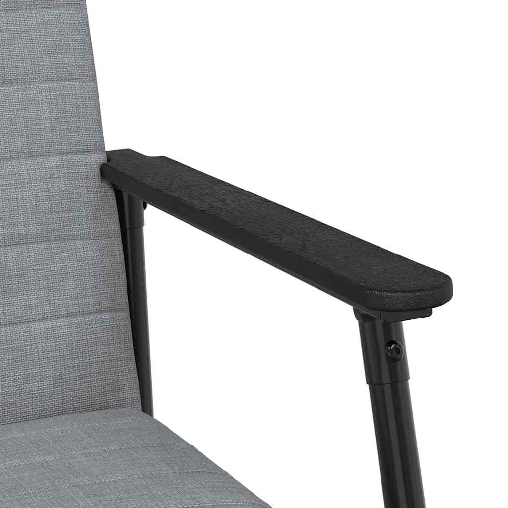 vidaXL fotel Jasnoszary 59 x 75 x 78 cm tkanina