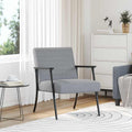 vidaXL fotel Jasnoszary 59 x 75 x 78 cm tkanina