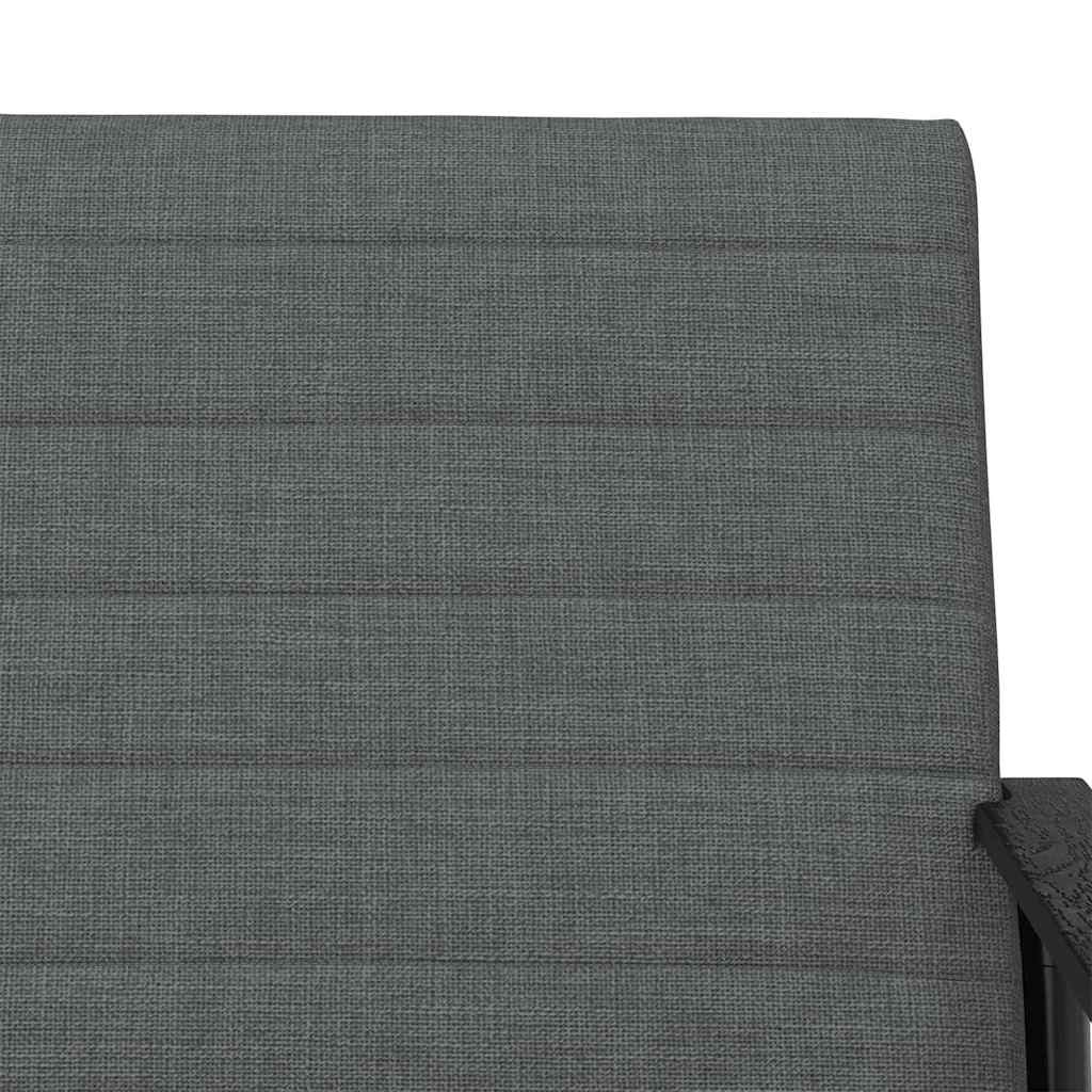 vidaXL fotel Ciemnoszary 59 x 75 x 78 cm tkanina