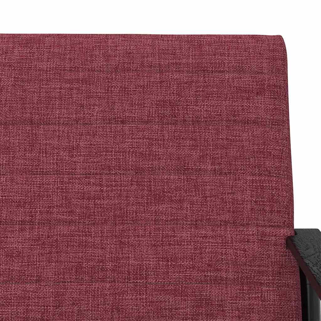 vidaXL fotel Czerwone wino 59 x 75 x 78 cm tkanina