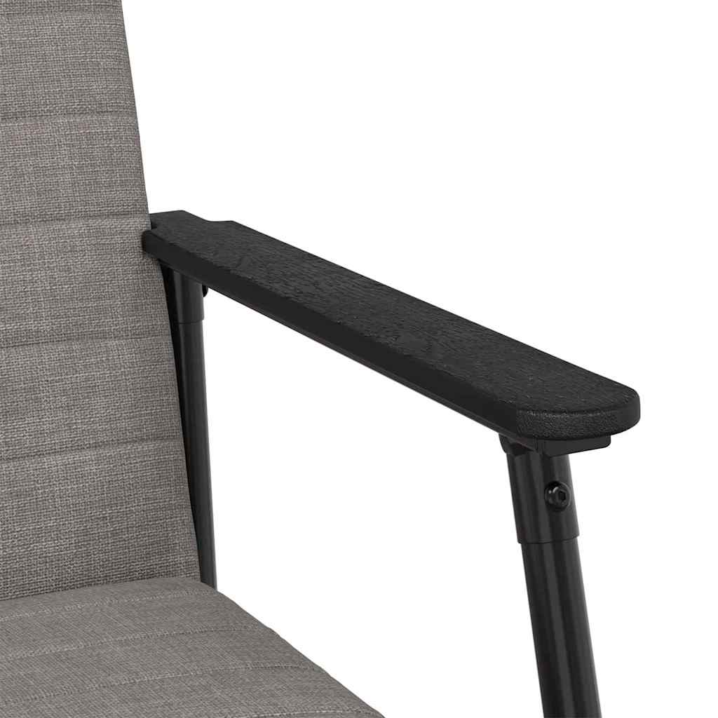 vidaXL fotel Ciemnoszary 59 x 75 x 78 cm tkanina