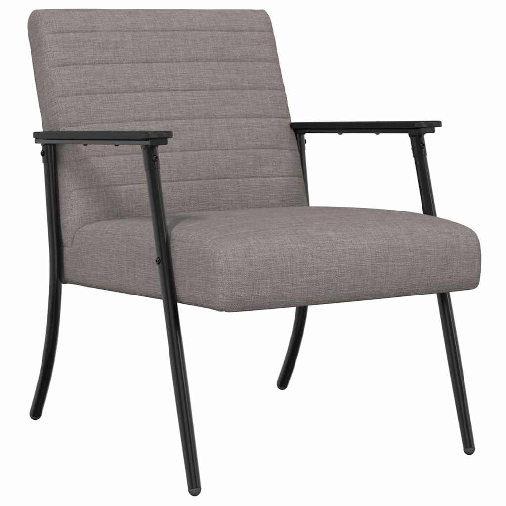 vidaXL fotel Ciemnoszary 59 x 75 x 78 cm tkanina