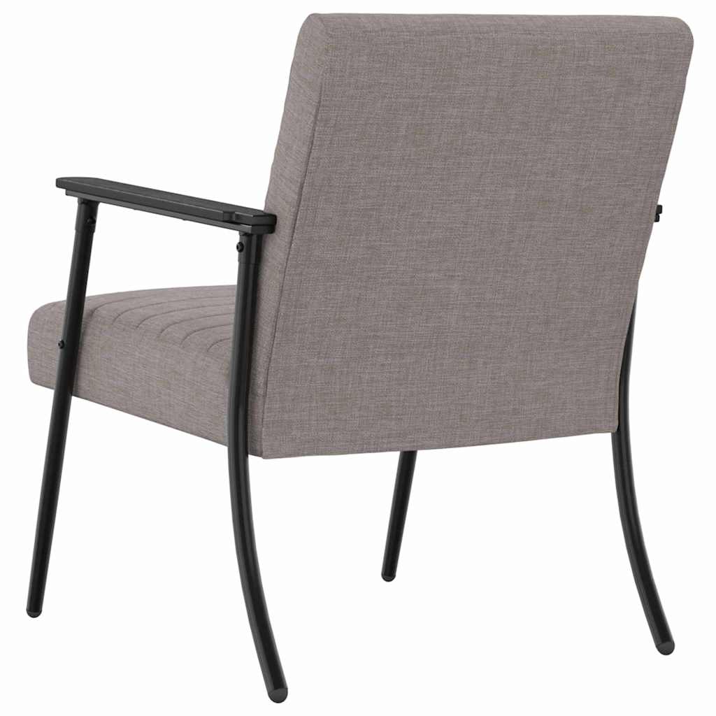 vidaXL fotel Ciemnoszary 59 x 75 x 78 cm tkanina