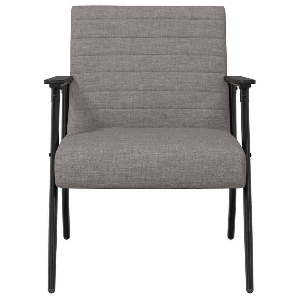 vidaXL fotel Ciemnoszary 59 x 75 x 78 cm tkanina