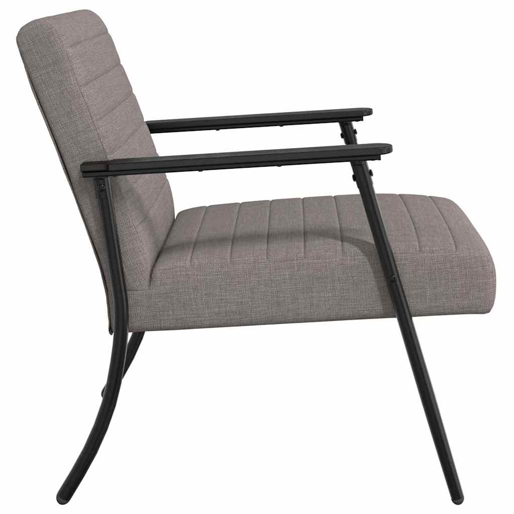 vidaXL fotel Ciemnoszary 59 x 75 x 78 cm tkanina