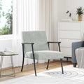 vidaXL fotel Jasnoszary 59 x 75 x 78 cm Aksamit