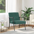 vidaXL fotel Ciemna zieleń 59 x 75 x 78 cm Aksamit