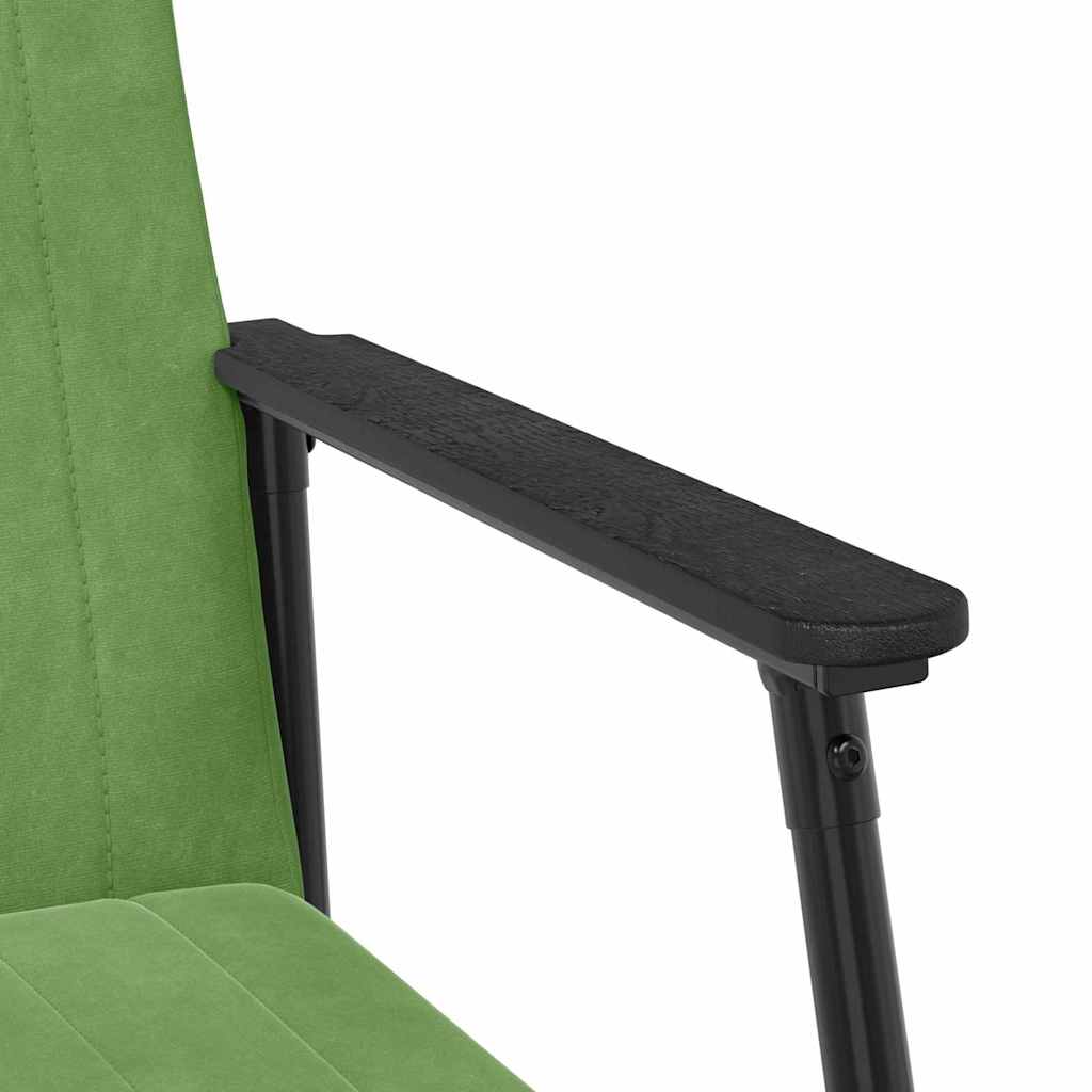 vidaXL fotel Jasnozielony 59 x 75 x 78 cm Aksamit