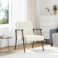 vidaXL fotel Kremowy 59 x 75 x 78 cm Aksamit