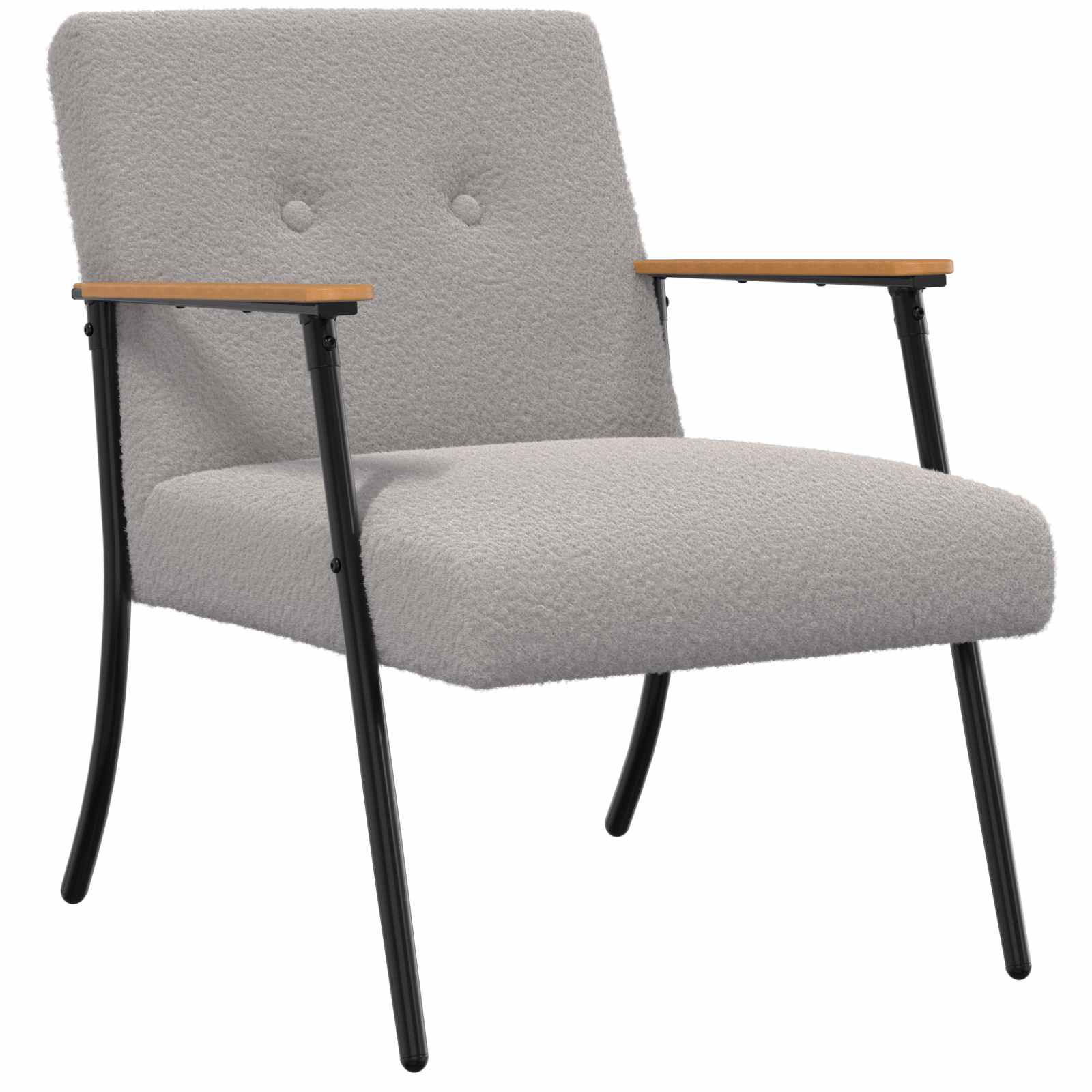 vidaXL fotel Jasnoszary