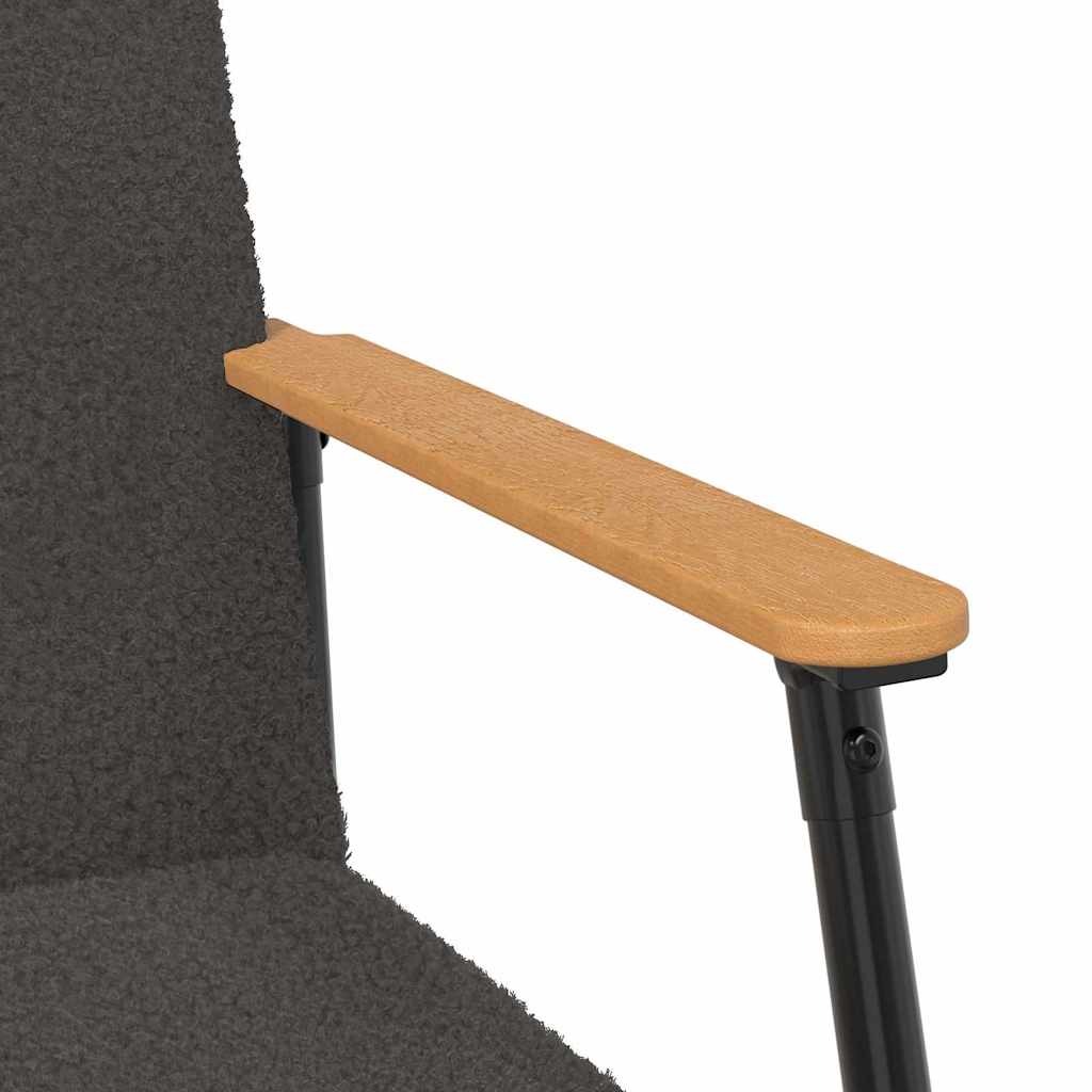 vidaXL fotel Ciemnoszary