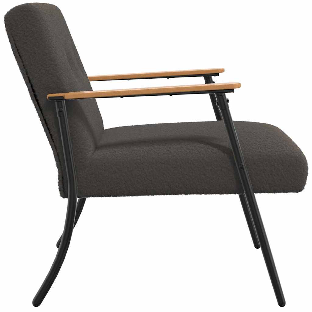 vidaXL fotel Ciemnoszary