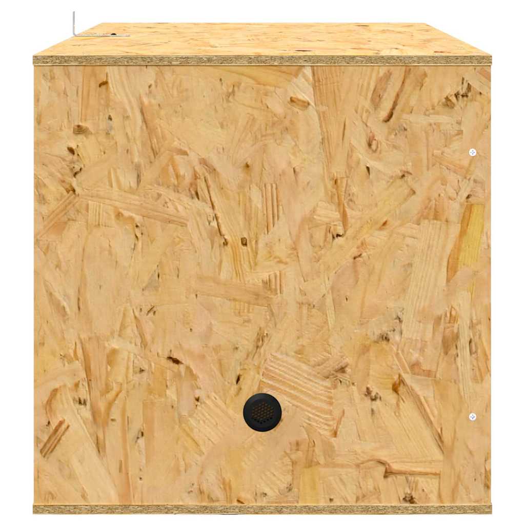 vidaXL Terrarium Brązowy 80 x 50 x 50 cm OSB
