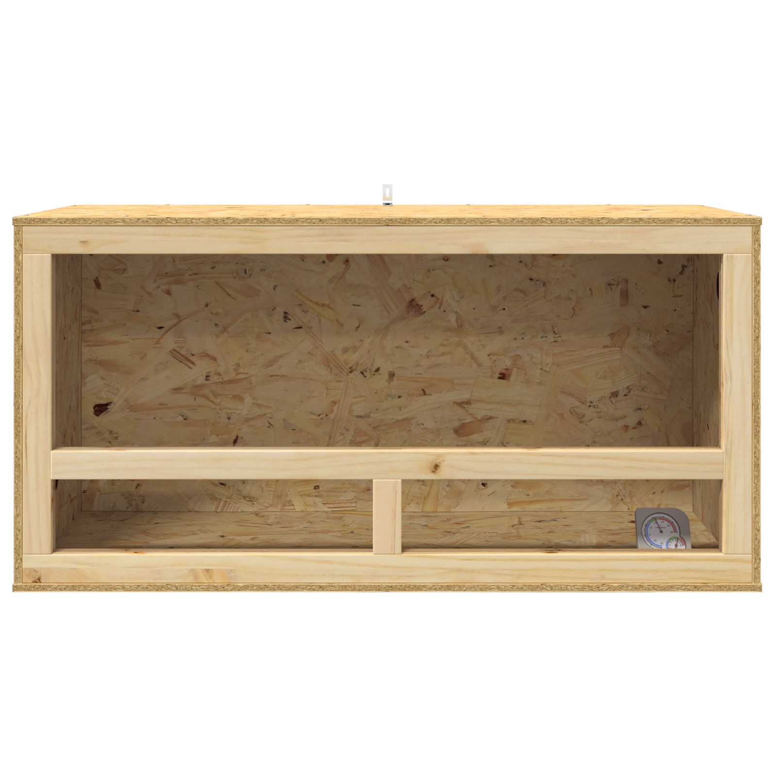 vidaXL Terrarium Brązowy 100 x 50 x 50 cm OSB