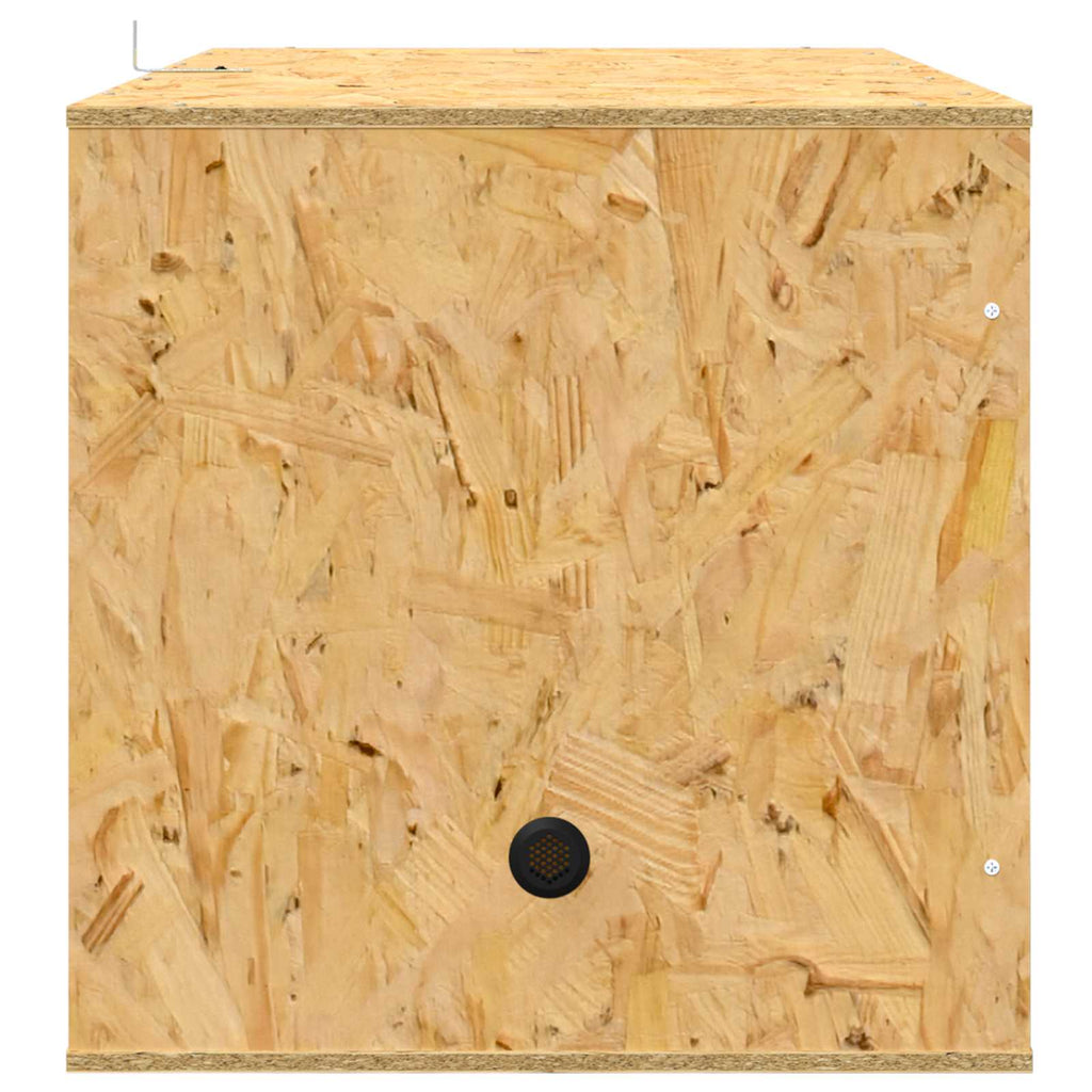 vidaXL Terrarium Brązowy 100 x 50 x 50 cm OSB