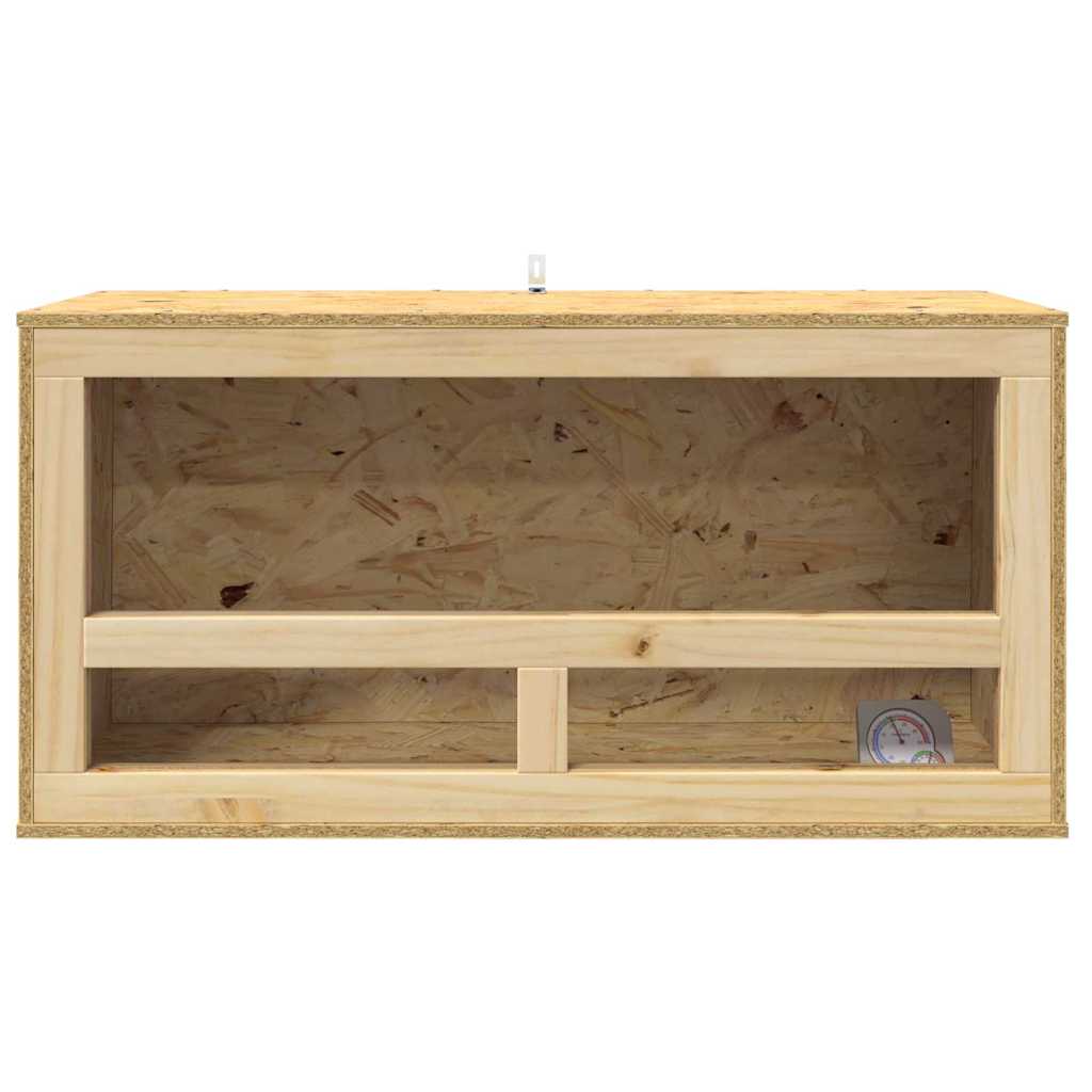 vidaXL Terrarium Brązowy 80 x 40 x 40 cm OSB