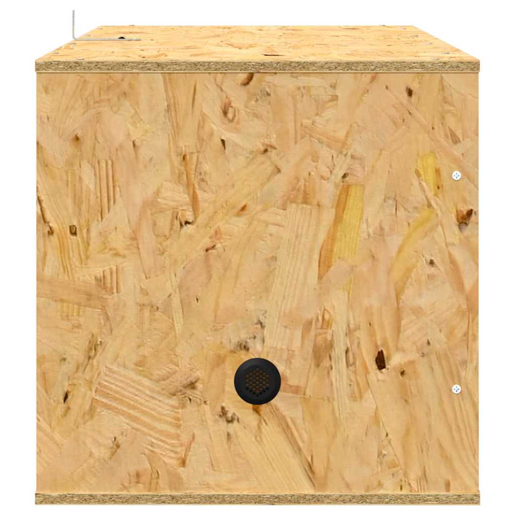 vidaXL Terrarium Brązowy 80 x 40 x 40 cm OSB