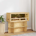 vidaXL Terrarium Brązowy 100 x 40 x 40 cm OSB