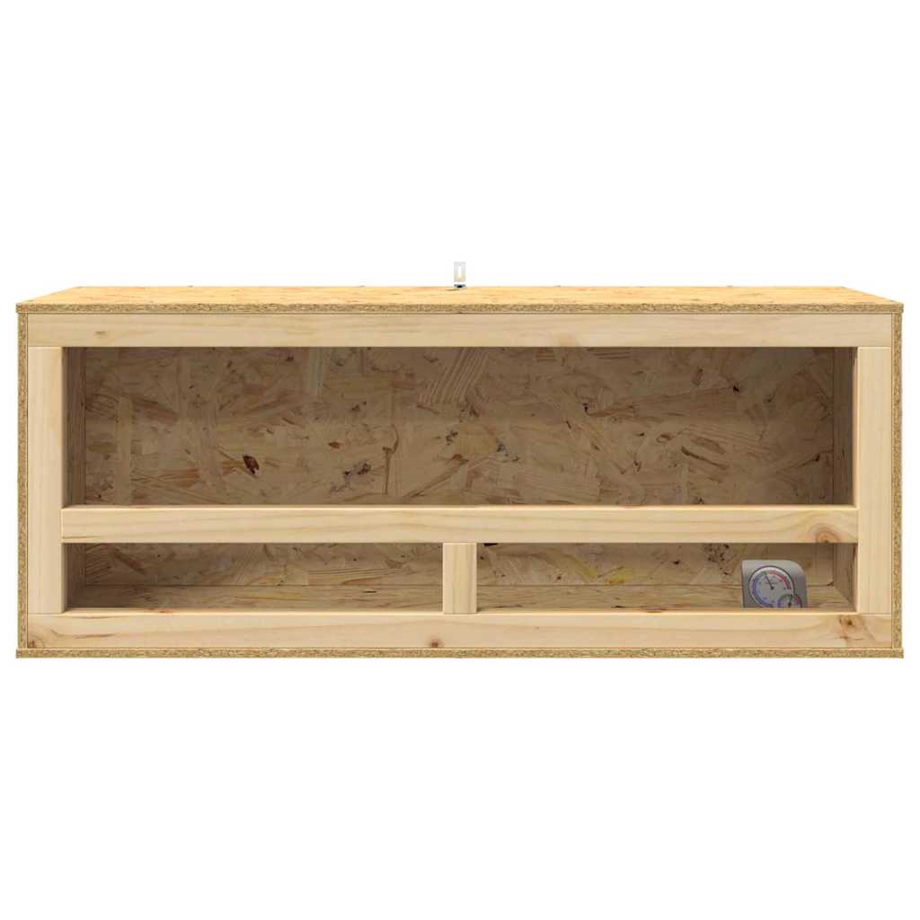 vidaXL Terrarium Brązowy 100 x 40 x 40 cm OSB
