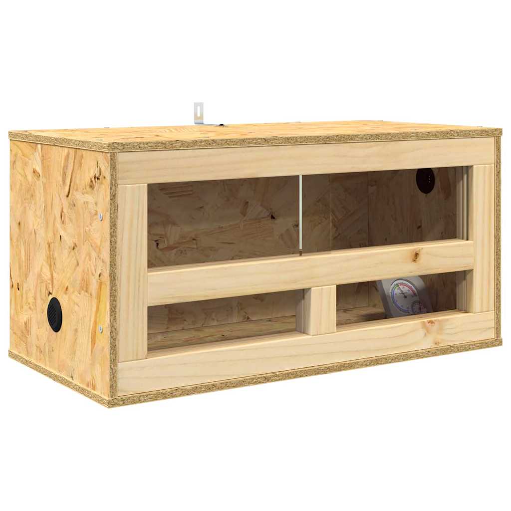 vidaXL Terrarium Brązowy 60 x 30 x 30 cm OSB