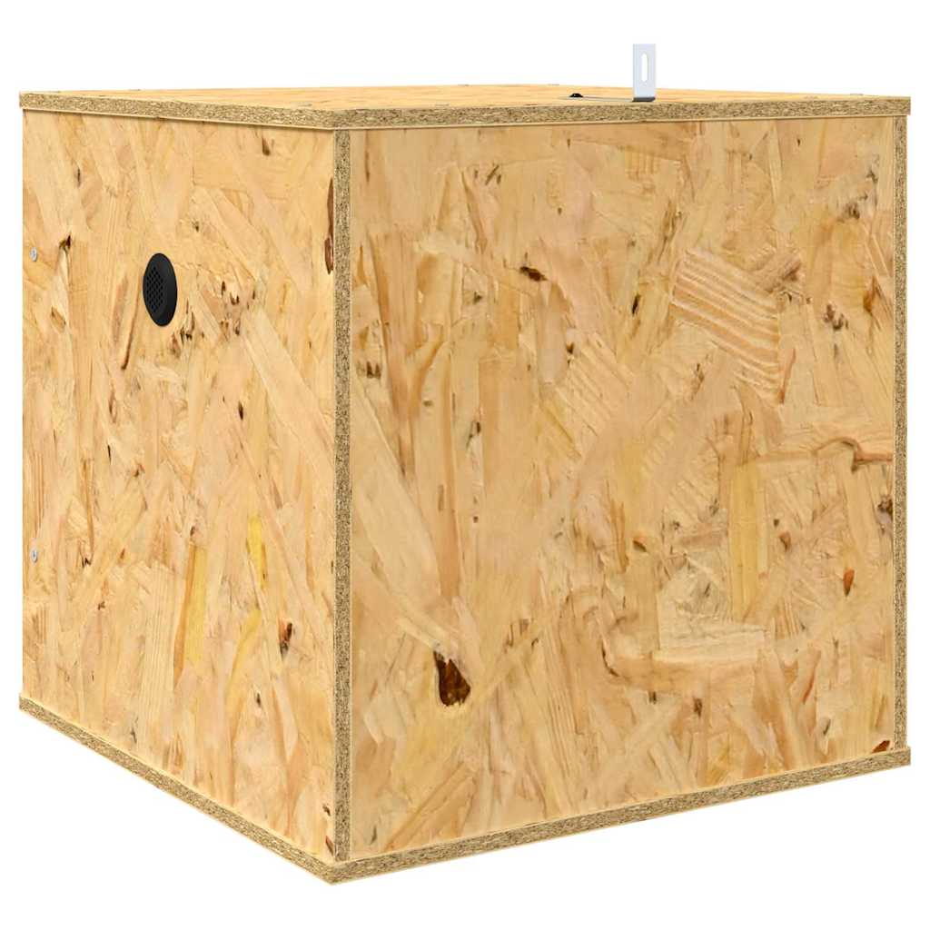 vidaXL Terrarium Brązowy 40 x 40 x 40 cm OSB