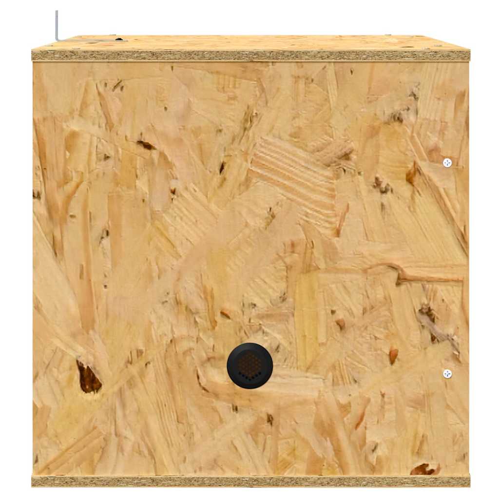 vidaXL Terrarium Brązowy 40 x 40 x 40 cm OSB