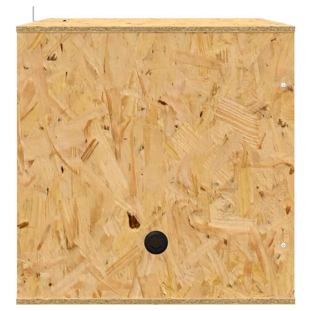 vidaXL Terrarium Brązowy 50 x 50 x 50 cm OSB