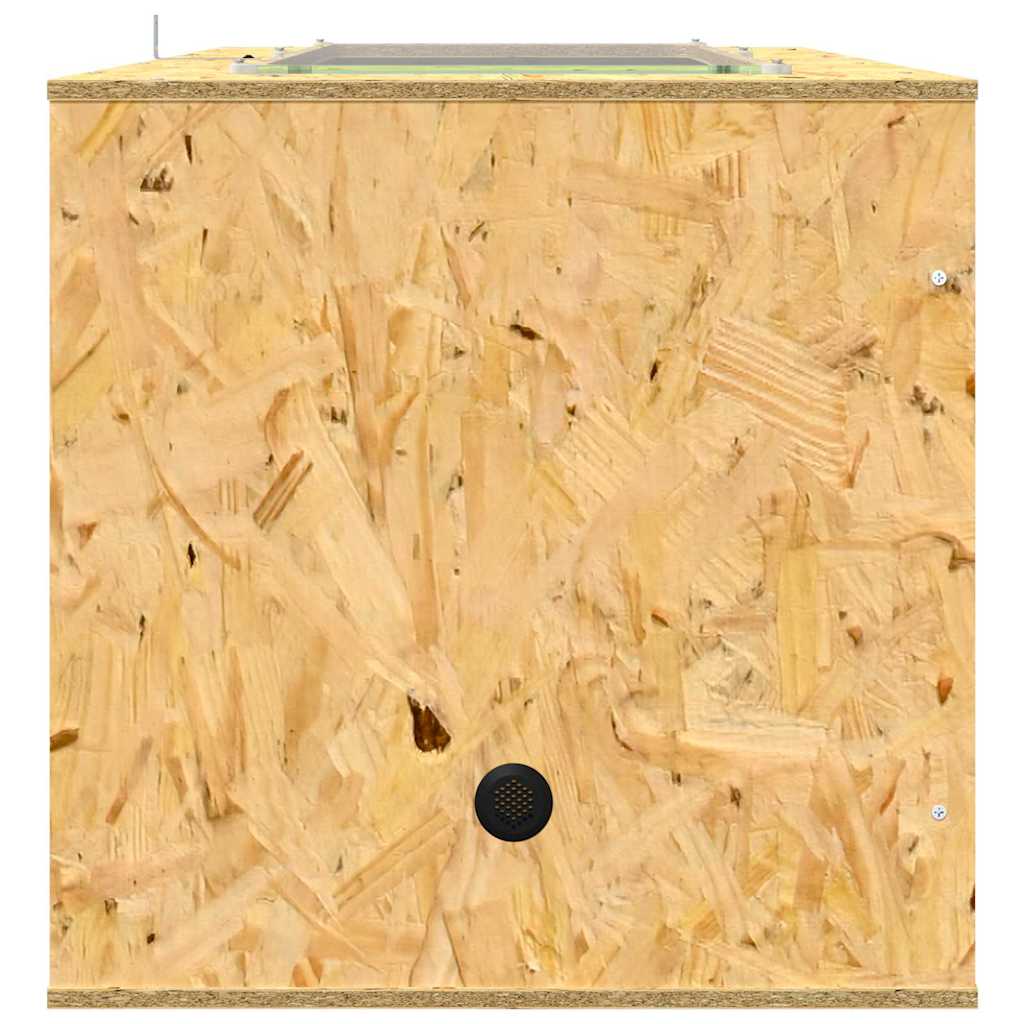 vidaXL Terrarium Brązowy 80 x 50 x 50 cm OSB