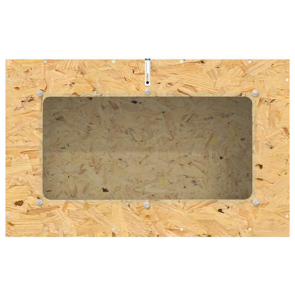 vidaXL Terrarium Brązowy 80 x 50 x 50 cm OSB