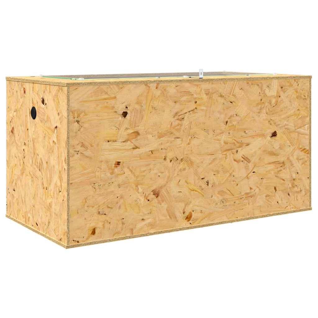vidaXL Terrarium Brązowy 100 x 50 x 50 cm OSB