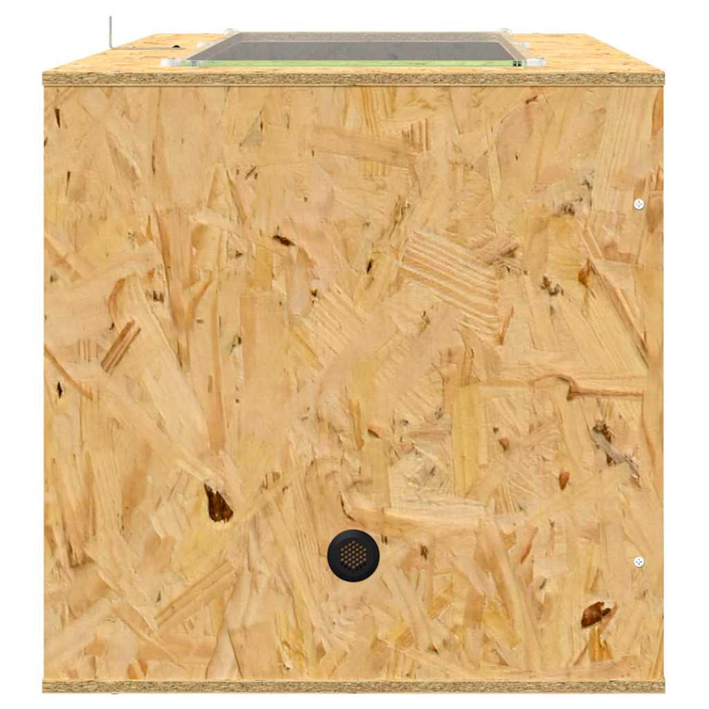 vidaXL Terrarium Brązowy 100 x 50 x 50 cm OSB