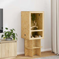 vidaXL Terrarium Brązowy 50 x 50 x 80 cm OSB