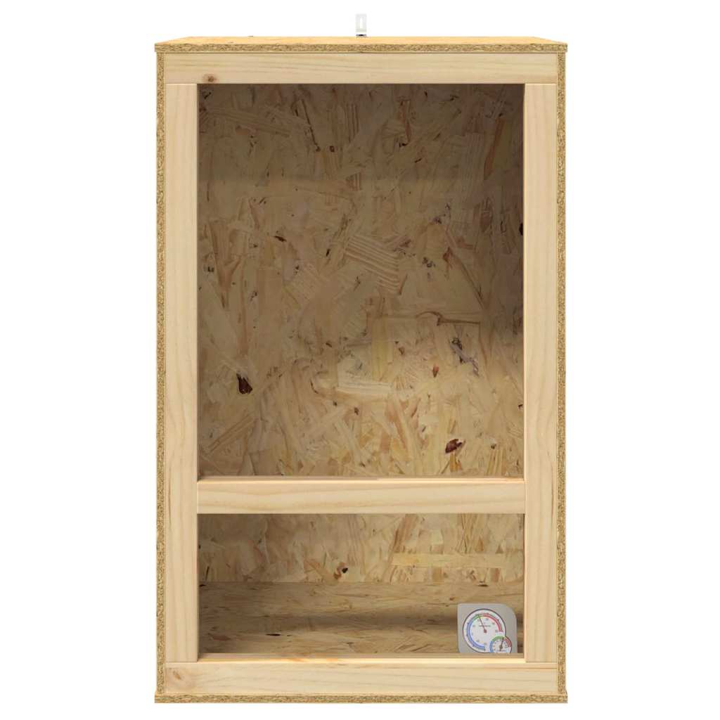 vidaXL Terrarium Brązowy 50 x 50 x 80 cm OSB